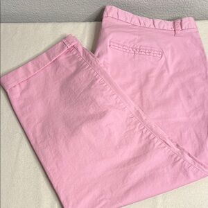 GAP Slim City Crop Pink Chino Pants Women’s Size 16